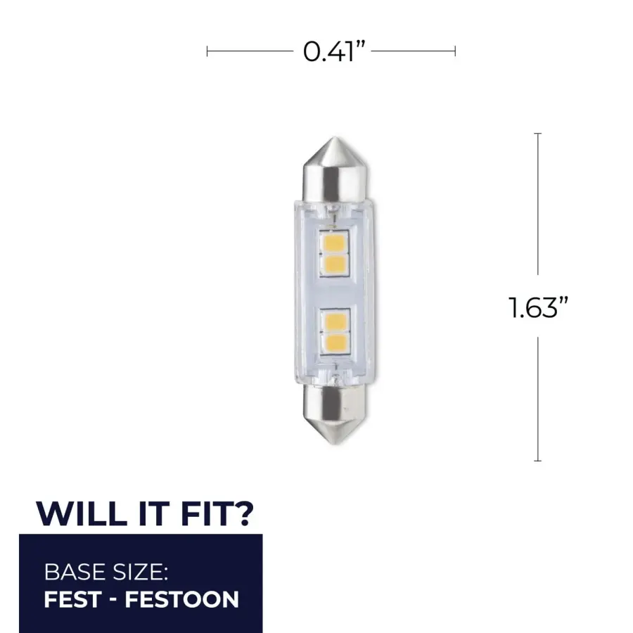 Specialty Minis 12V/24V LED Festoon Bulb - Image 5