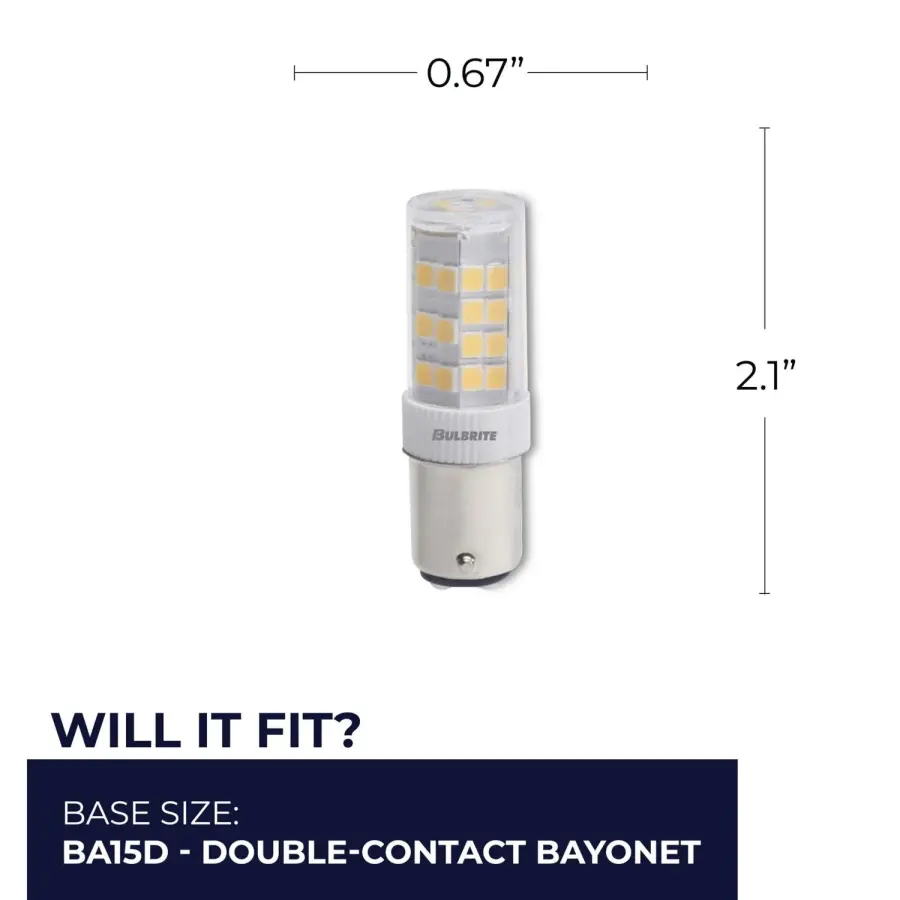 Specialty Minis 4.5W LED Bayonet Bulb - Image 4