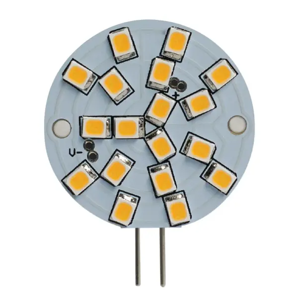 This compact 2.8W LED G4 bulb delivers warm 3000K light while replacing traditional halogen and xenon lamps. Features a slim wafer profile, full dimmability with ELV dimmers, and 12V operation for versatile residential and commercial use.