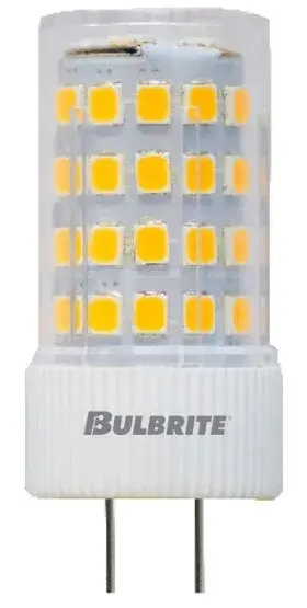 This compact LED T7 bulb delivers 550 lumens of warm white light while using just 5W of power—equivalent to a traditional 60W incandescent. With a GY6.35 bi-pin base and 25,000-hour lifespan, it's a reliable retrofit for halogen and xenon fixtures.