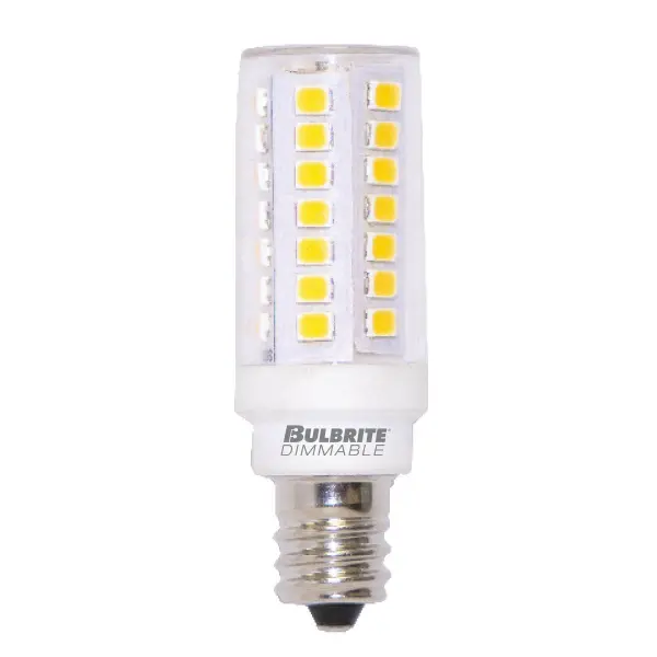 This 5W LED mini bulb offers a true retrofit solution for halogen and xenon lamps with warm 2700K color temperature. Dimmable functionality and clear glass design make it versatile for both residential and commercial applications.