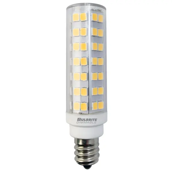 This 6.5W LED T6 bulb delivers 700 lumens of soft white light (3000K) while using 90% less energy than traditional 70W incandescent bulbs. Perfect for chandeliers, ceiling fans, and sconces with E12 candelabra bases.