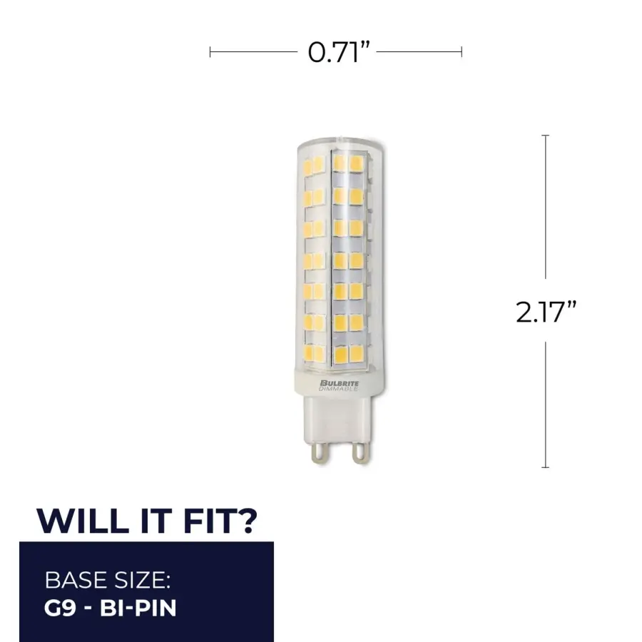 6.5W LED G9 Bulb - 2700K Warm White - Image 4