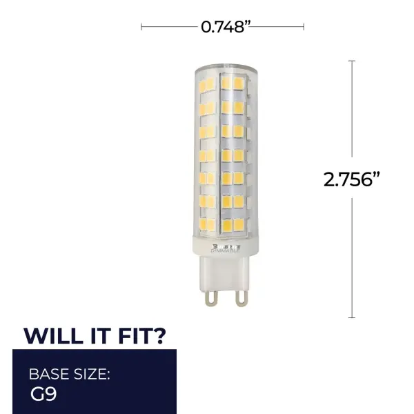 LED T6 G9 Bi-Pin Bulb - 6.5W (70W Equivalent) - Image 5