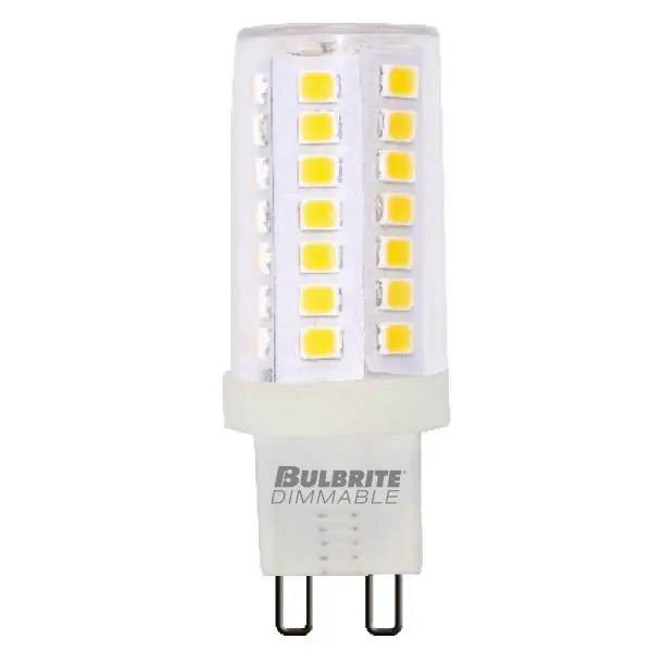 This LED T6 mini bulb delivers 550 lumens of warm 3000K light while using just 5W of power, replacing traditional 60W incandescent bulbs. The clear finish provides even illumination with reduced glare, perfect for accent and task lighting.