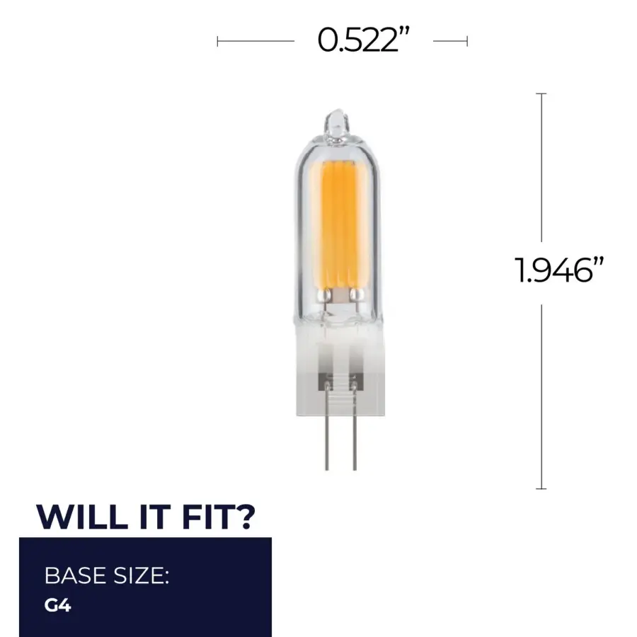 1.8W LED G4 Wafer Mini Bulb - 3000K - Image 5