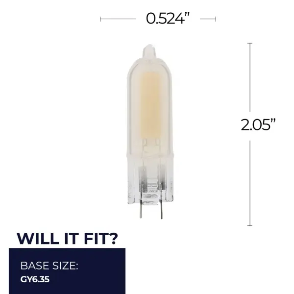 1.8W LED GY6 Wafer Mini Bulb - 3000K - Image 5
