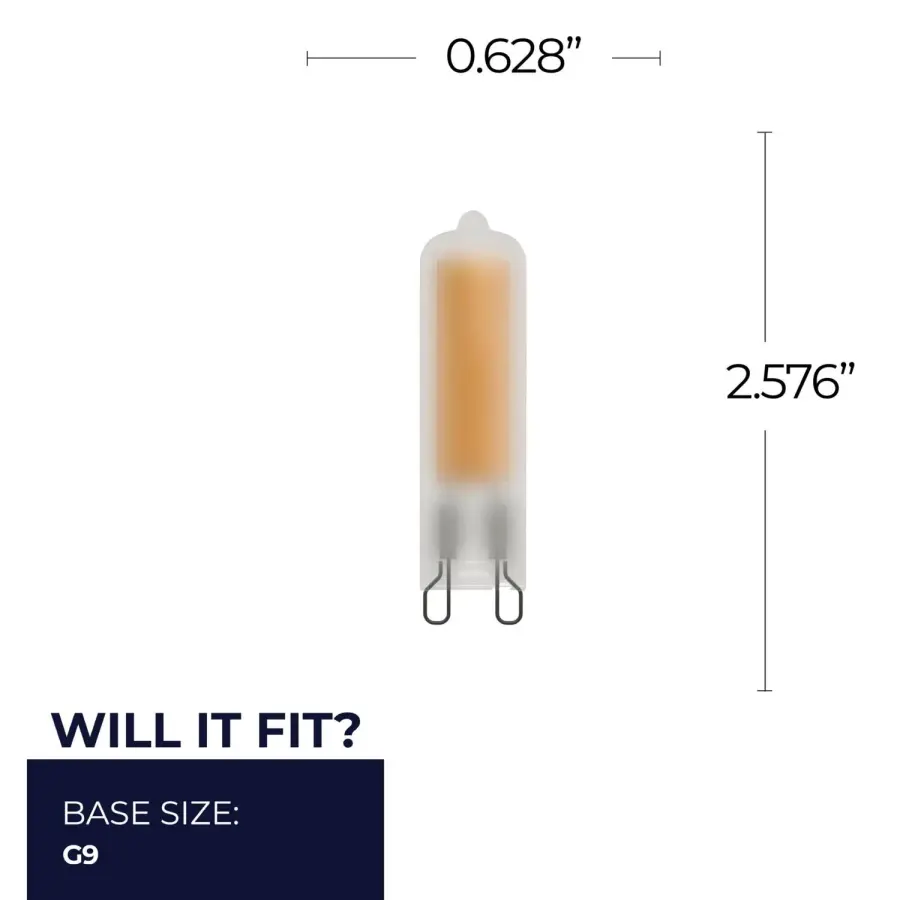 4.5W LED G9 Mini Bulb - Warm White 2700K - Image 5