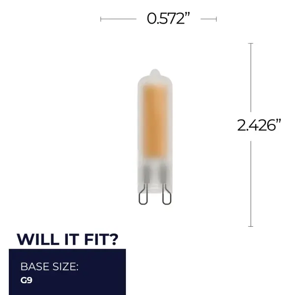 3.5W LED G9 Mini Bulb - Warm White - Image 5
