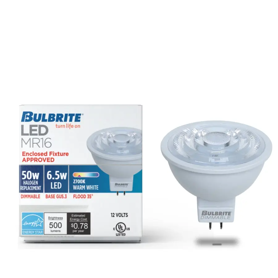 6W LED MR16 Dimmable Bulb - 2700K Warm White - Image 2