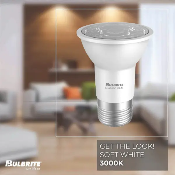 6W LED PAR16 Dimmable Flood Light Bulb - Soft White 3000K - Image 3