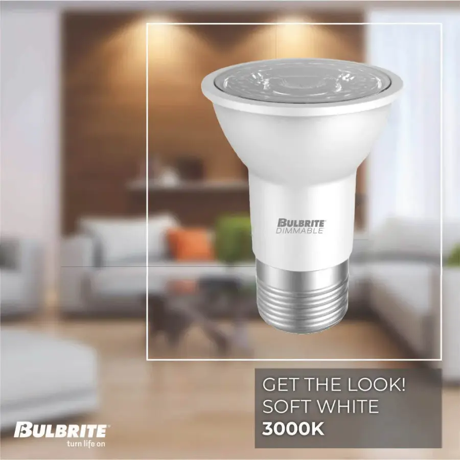 6W LED PAR16 Dimmable Flood Light Bulb - Soft White 3000K - Image 3