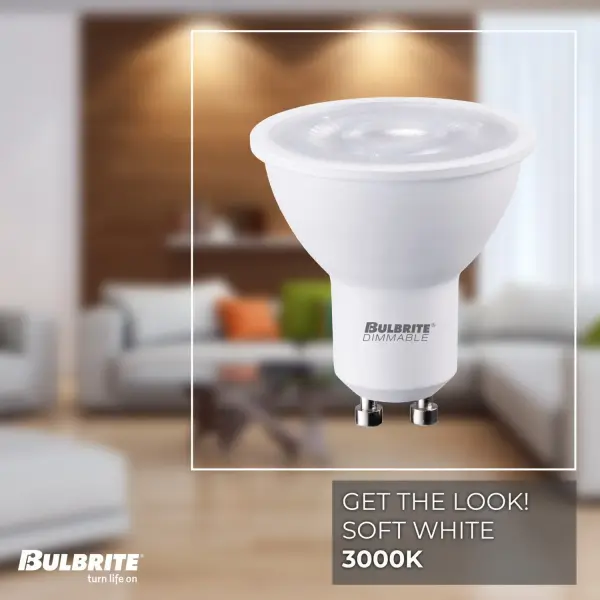 6W LED PAR16 GU10 Dimmable Bulb - 3000K Soft White - Image 3