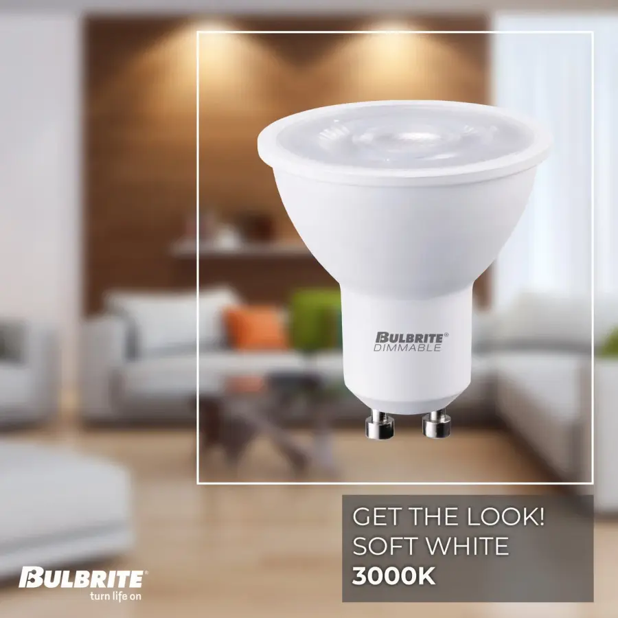 6W LED PAR16 GU10 Dimmable Bulb - 3000K Soft White - Image 3