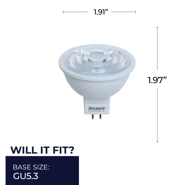 7W LED MR16 Dimmable Flood Bulb - 3000K - Image 5
