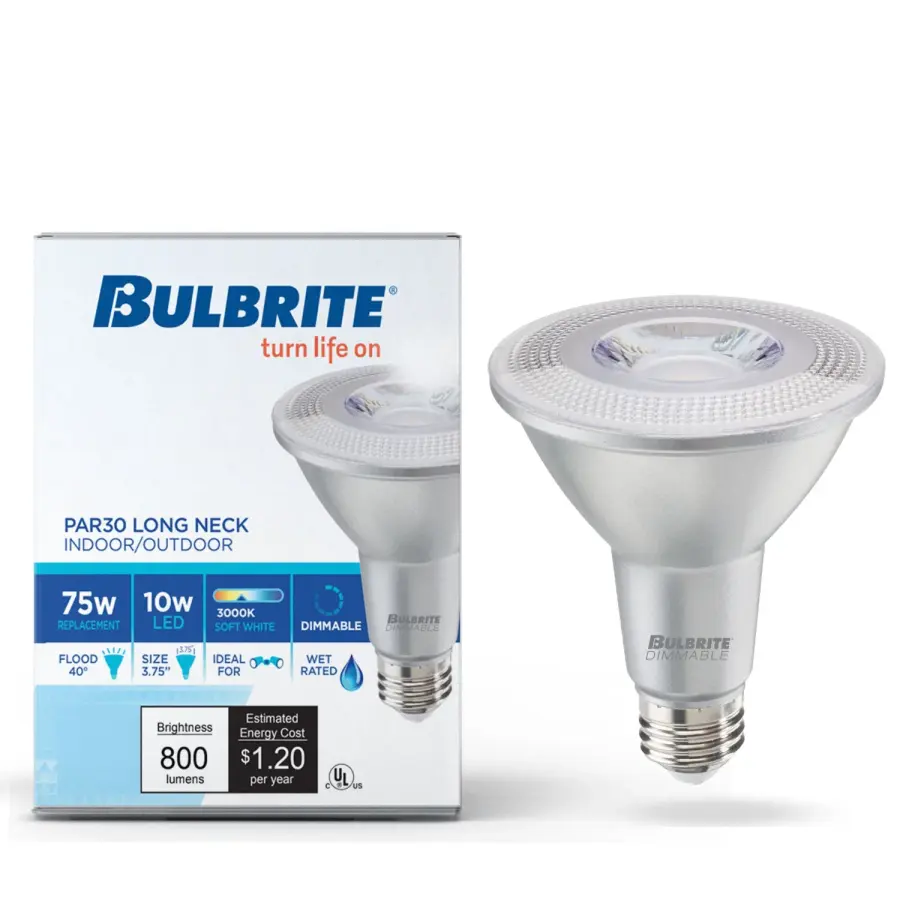 10W LED PAR30 Short Neck Bulb - 2700K Warm White - Image 2