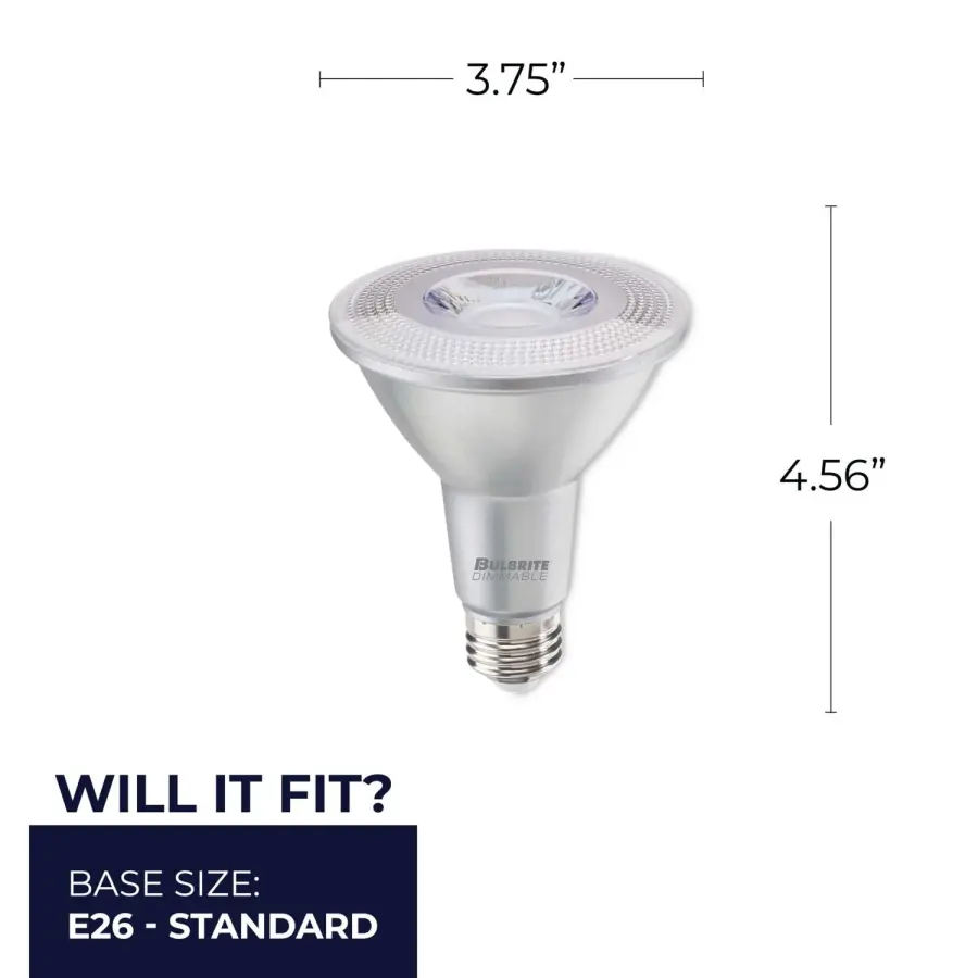 10W LED PAR30 Long Neck Dimmable Bulb - 3000K Soft White - Image 5