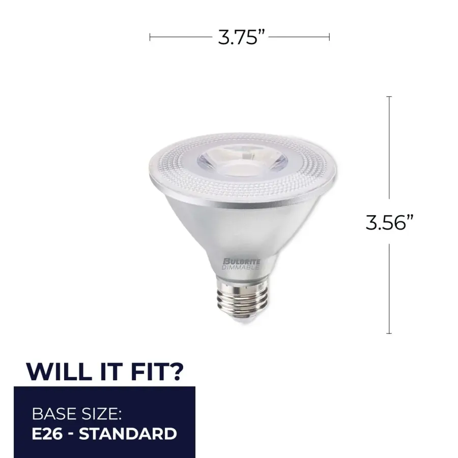 10W LED PAR30 Short Neck Dimmable Flood Bulb - Image 5