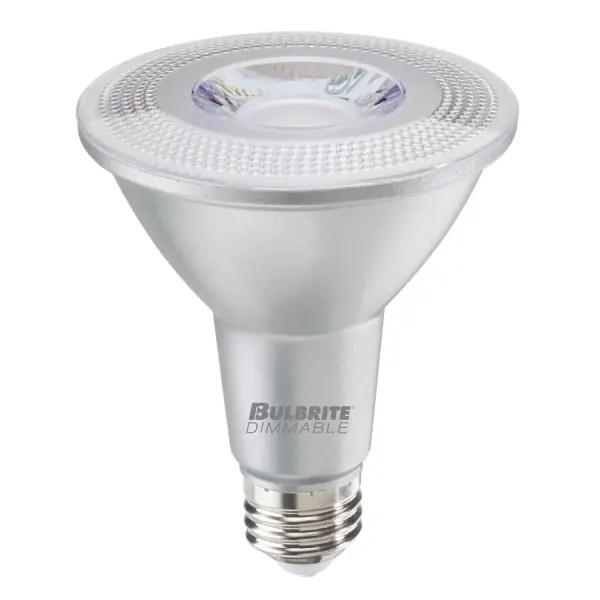 Professional-grade 10W LED PAR30 bulb delivers smooth dimming performance with wet-rated durability. Compatible with most dimmers and ideal for both residential and commercial applications in recessed and track fixtures.