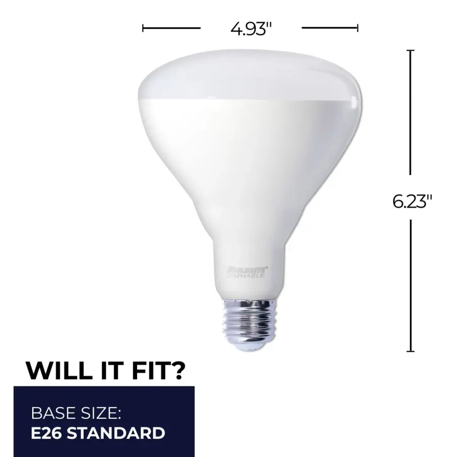 15W LED BR40 Dimmable Reflector Bulb - 2700K Warm White - Image 7