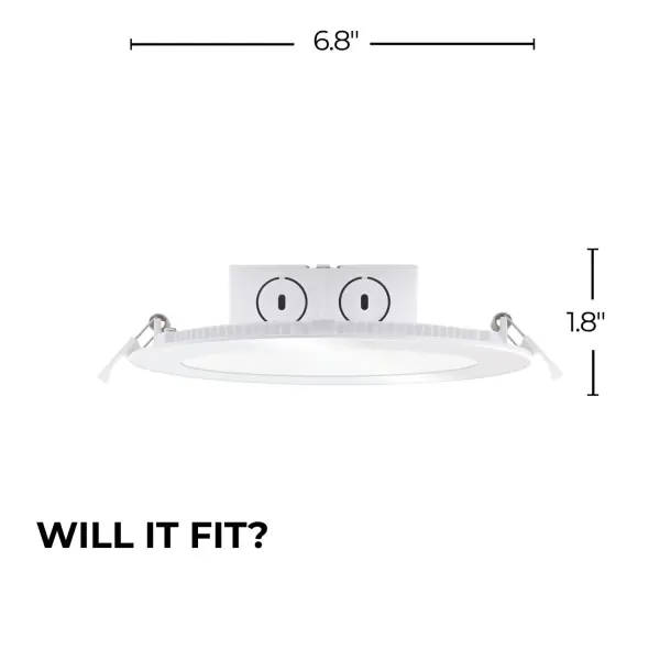 6" LED Recessed Downlight with Integrated J-Box - Image 7