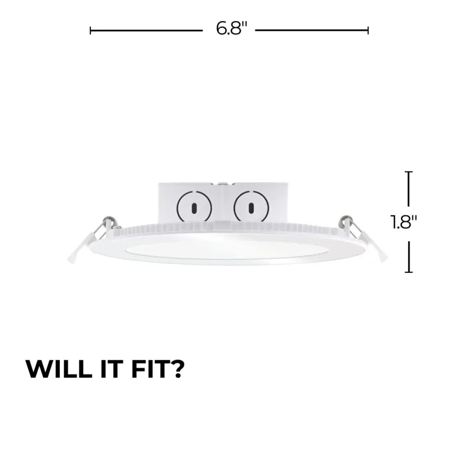 6" LED Recessed Downlight with Integrated J-Box - Image 7