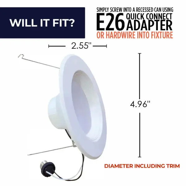 4" LED Adjustable Gimbal Recessed Downlight - Image 7
