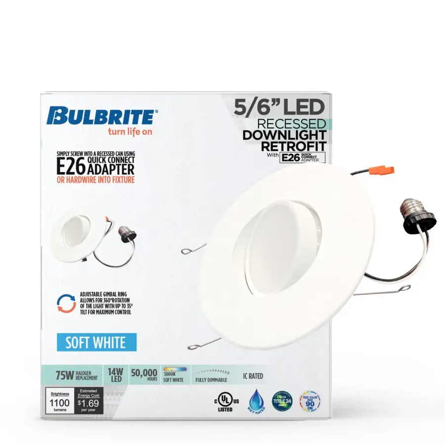 14W LED Adjustable Gimbal Recessed Downlight - Image 2