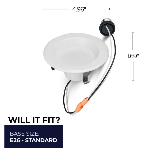 4" LED Recessed Downlight with 5CCT Selectable - Image 7