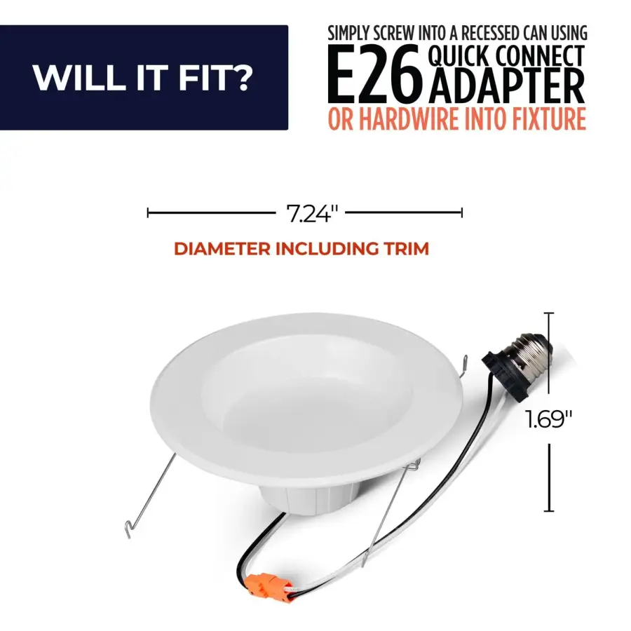 5/6" LED Recessed Downlight with 5CCT Selectable - Image 7