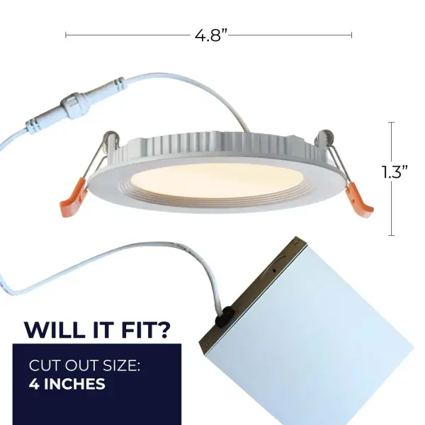 4" LED Recessed Downlight with Remote Junction Box - Image 6