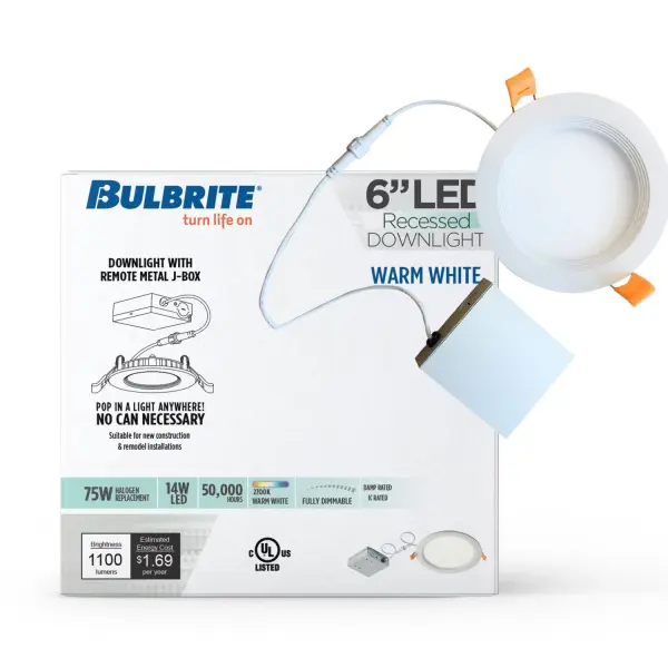 6" LED Recessed Downlight with Remote Junction Box - Image 2