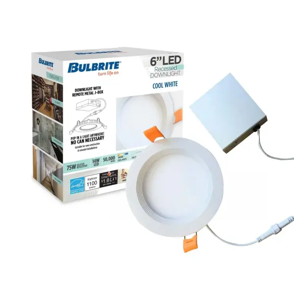 6" LED Recessed Downlight with Remote Junction Box - Image 2