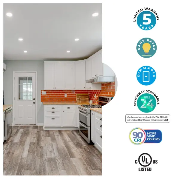 4" LED Recessed Downlight with Remote Junction Box - Image 5