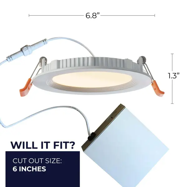 6" LED Recessed Downlight with Remote Junction Box - Image 7