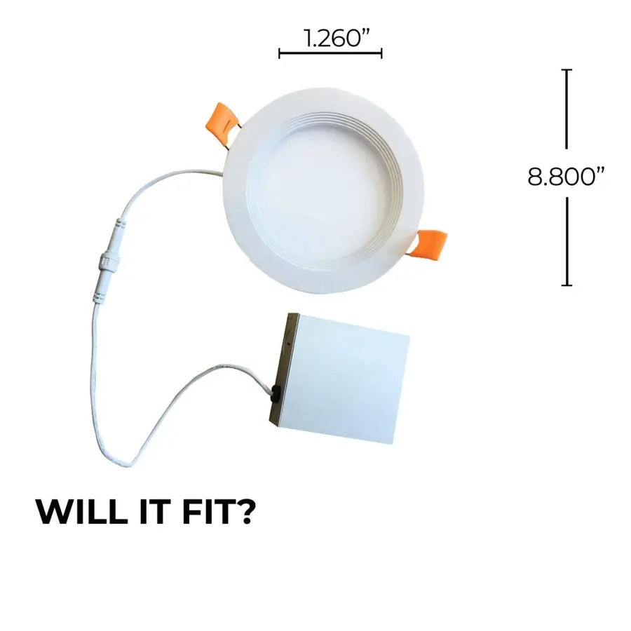 8" LED Recessed Downlight with Remote Junction Box - Image 7