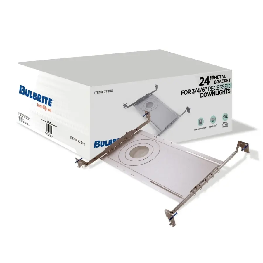 24" Metal Mounting Bracket for Recessed Downlights - Image 2