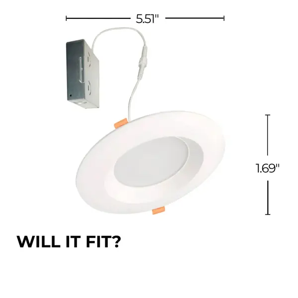 4" LED Recessed Downlight with Remote Junction Box - Image 7