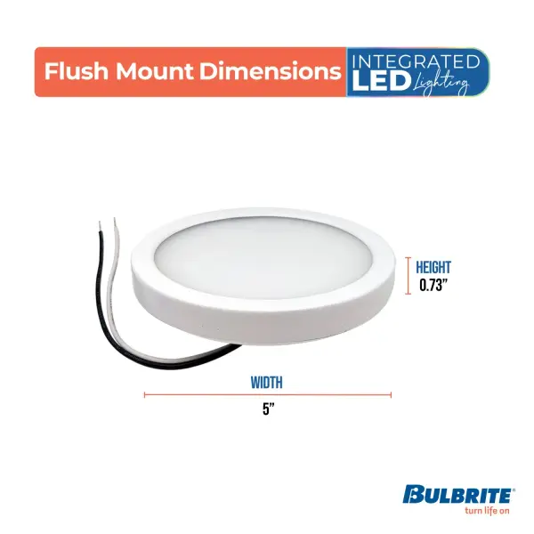5" LED Flush Mount Ceiling Light - Image 4