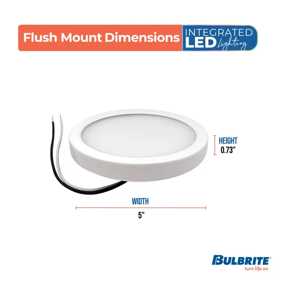 5" LED Flush Mount Ceiling Light - Image 4