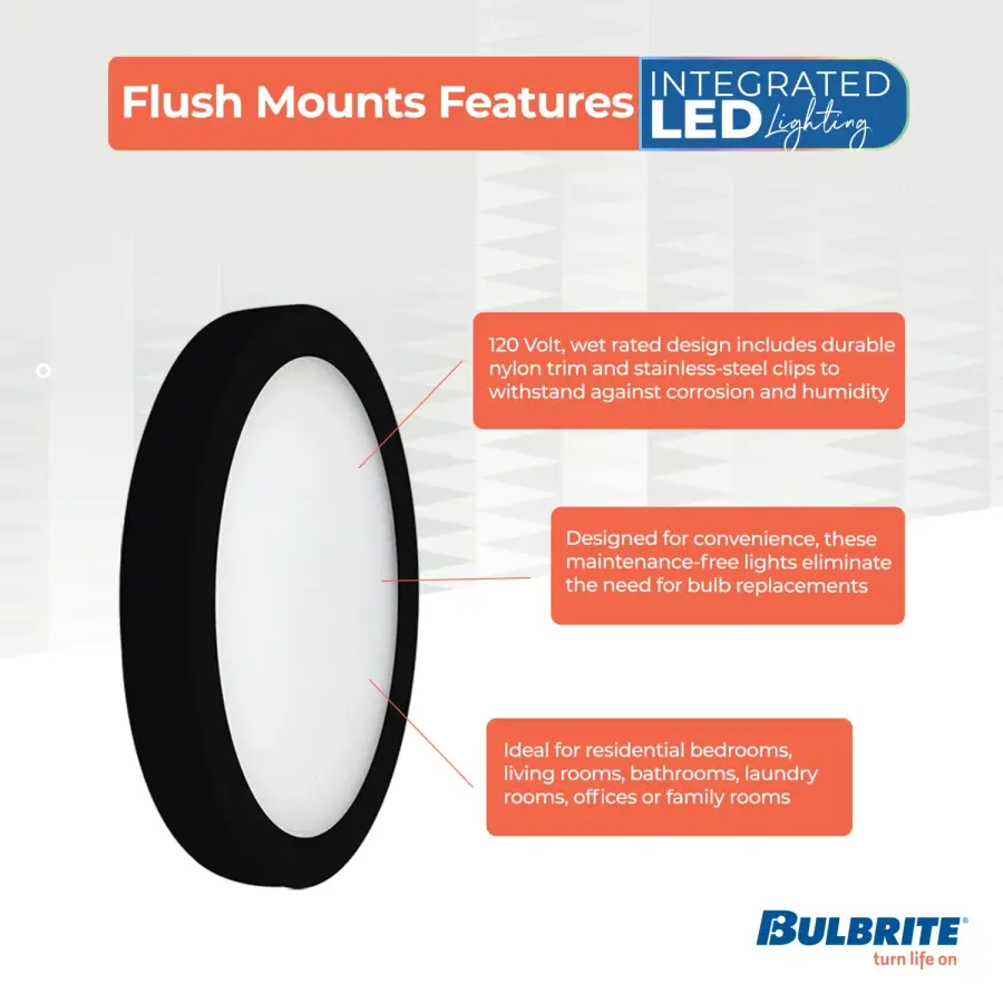 5" LED Flush Mount Ceiling Light - Image 3