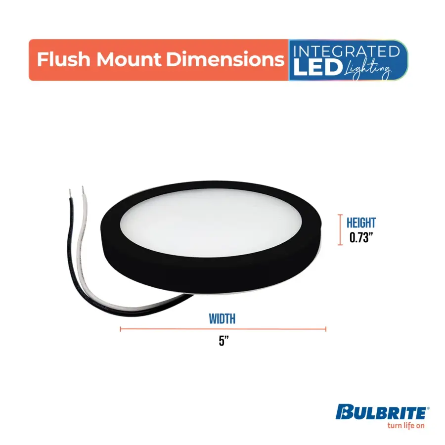 5" LED Flush Mount Ceiling Light - Image 4