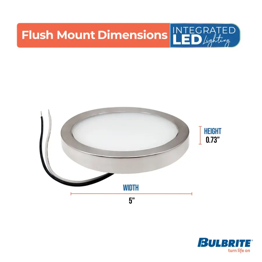 5" LED Flush Mount Ceiling Light - Image 4