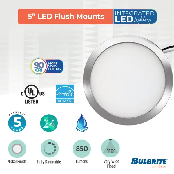 5" LED Flush Mount Ceiling Light - Image 7