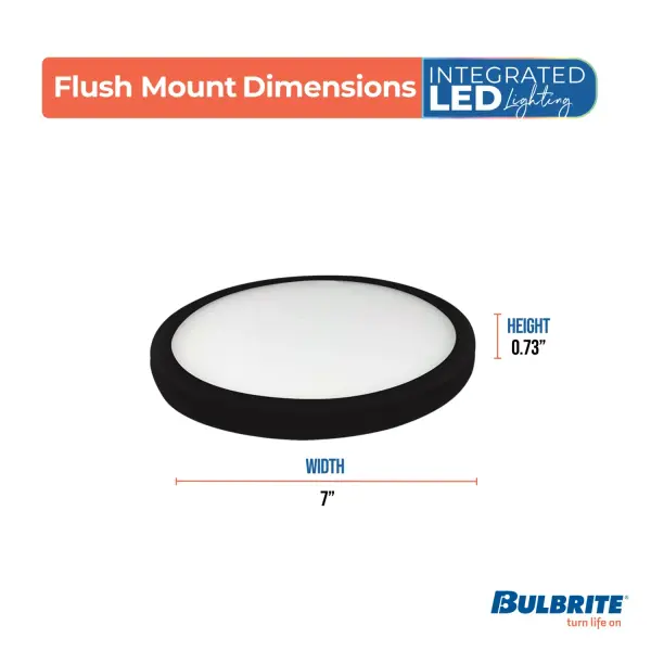 7" LED Flush Mount Ceiling Light - Image 4