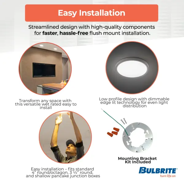 7" LED Flush Mount Ceiling Light - Image 6