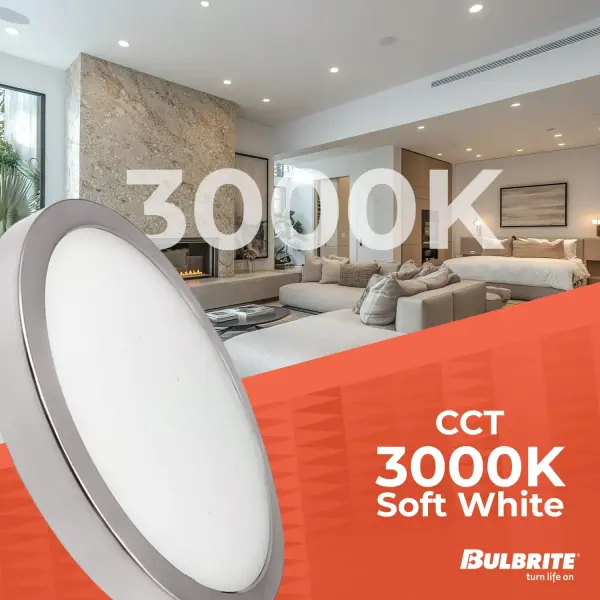 7" LED Flush Mount Ceiling Light - Brushed Nickel - Image 5