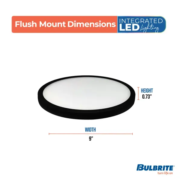 9" LED Flush Mount Ceiling Light - Image 4