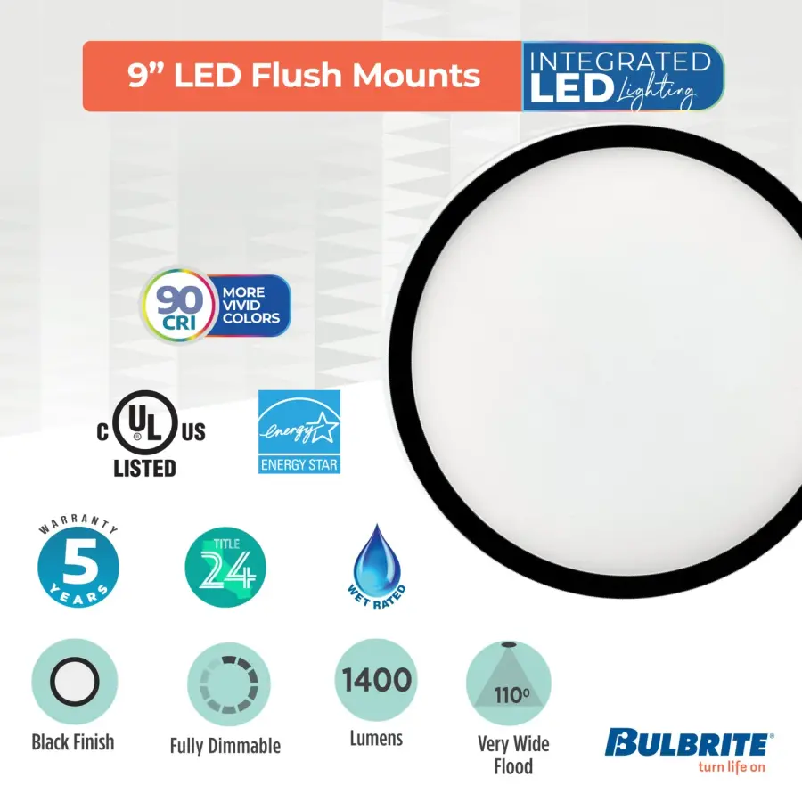 9" LED Flush Mount Ceiling Light - Image 7