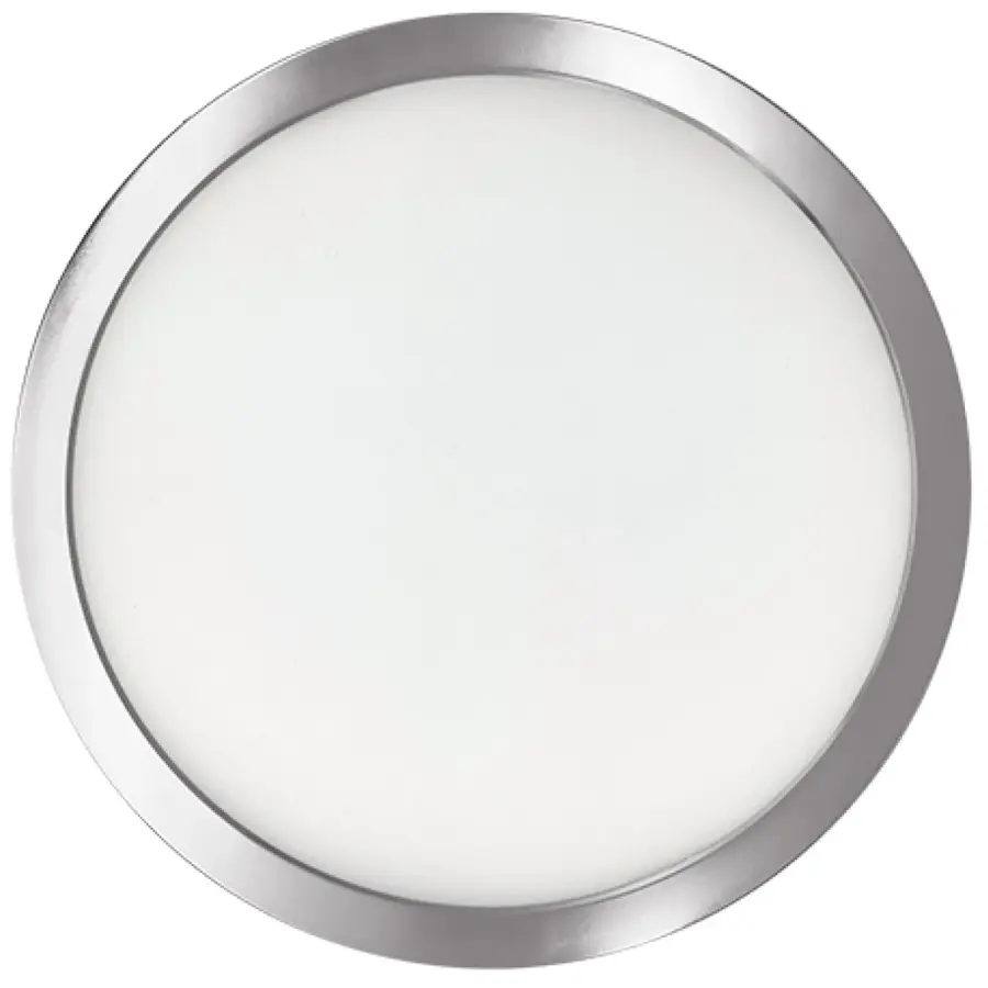 9" LED Flush Mount Ceiling Light - Nickel - Image 1